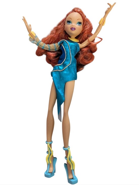 winx Other - Vintage 2004 Mattel Winx Club Singsational Bloom Doll Rare Y2K Fairy Figure